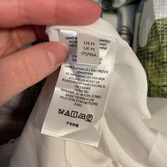 Anthropologie Maeve Beaujardin Floral Smocked Maxi Dress Cream Size Medium - Picture 13 of 14